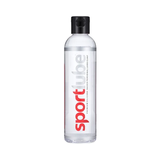 SportLube silicone-based lubricant 8.1 oz clear bottle