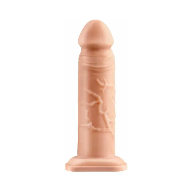 Fantasy X-tensions 8-Inch Silicone Extension beige veined extension on flared base