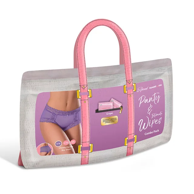 Magic Silk Sweetums grape boy short combo pack in handled display bag