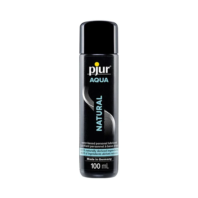 Pjur Aqua Natural 100 ml black lubricant bottle