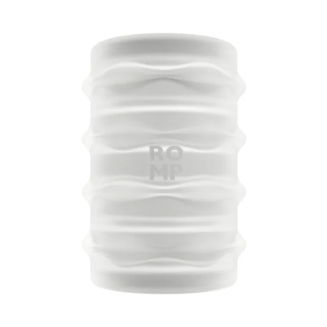 Front view of clear ROMP Mosh layered wave ridges
