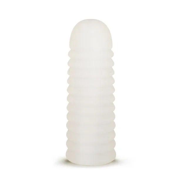 White tapered Whack Pack Sleeve with horizontal ribs
