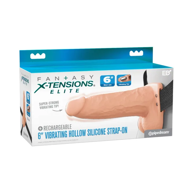 Fantasy X-Tensions Elite light 6-inch strap-on retail box