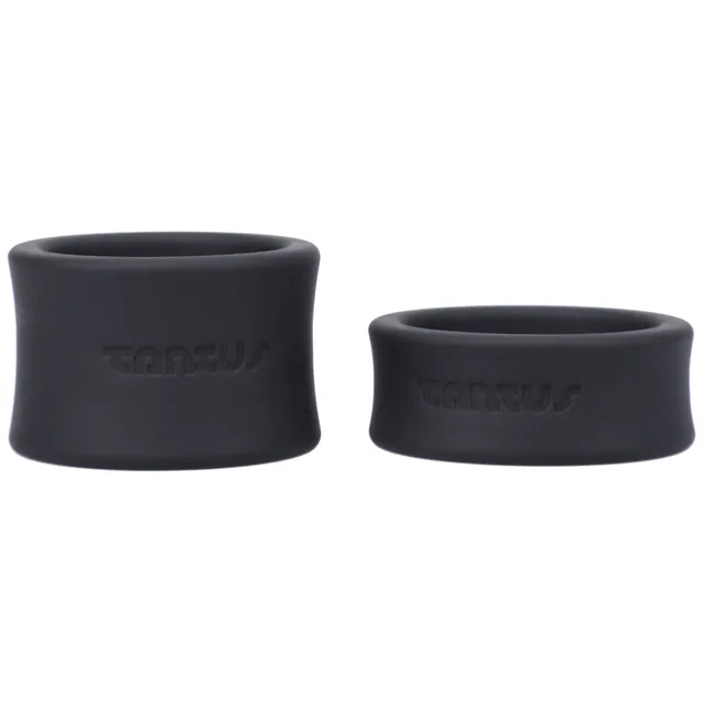 Black Tantus ball stretcher kit showing two different band widths