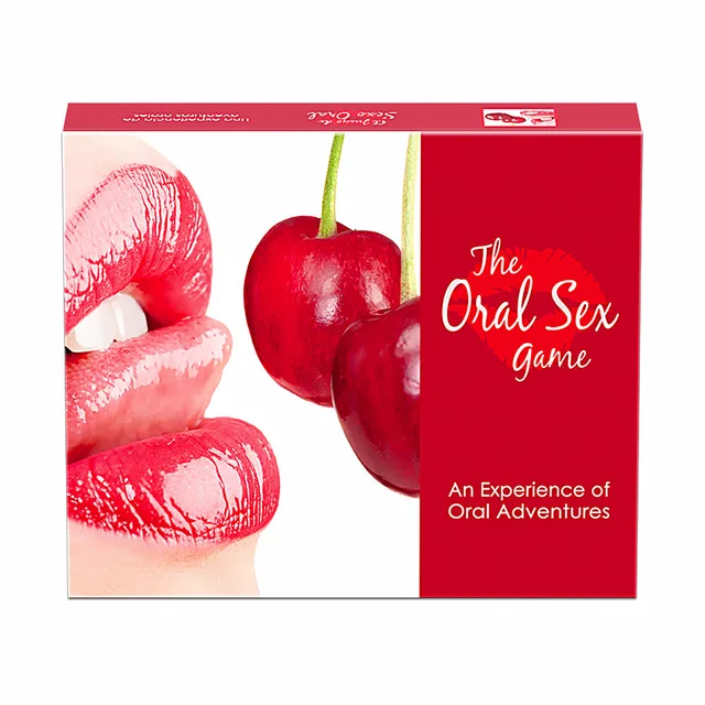 Kheper Games Oral Sex Game red and white retail box with cherry graphic