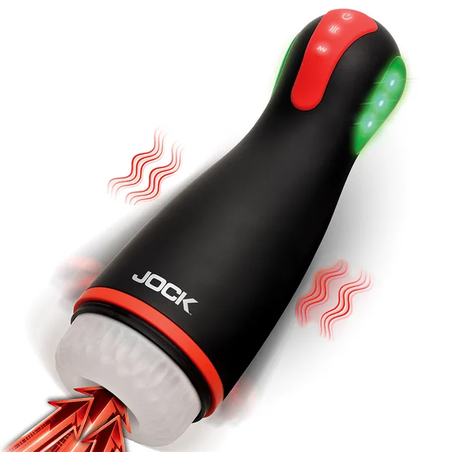 Angled JOCK Blaze graphic with red controls and white opening