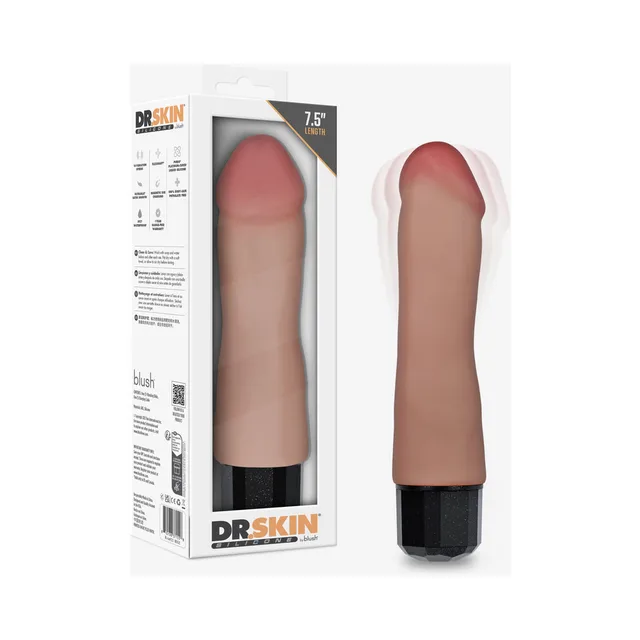 Beige Dr. Skin Dr. Avery vibrator beside white box