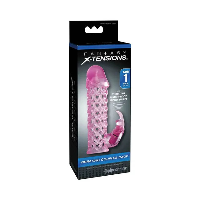 Fantasy X-tensions Pink Couples Cage black retail box with pink cage graphic