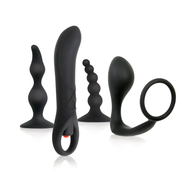 Zero Tolerance Intro to Prostate Kit four black pieces arranged upright