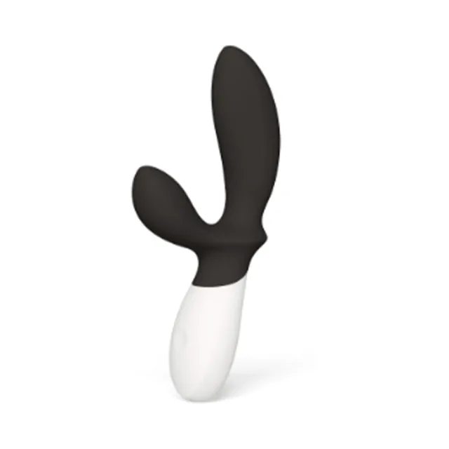 Black LELO LOKI Wave 2 with dual curved silicone arms