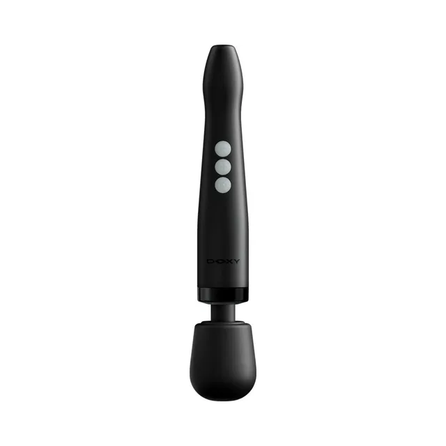 Front view of black Doxy 3R handle and round black head