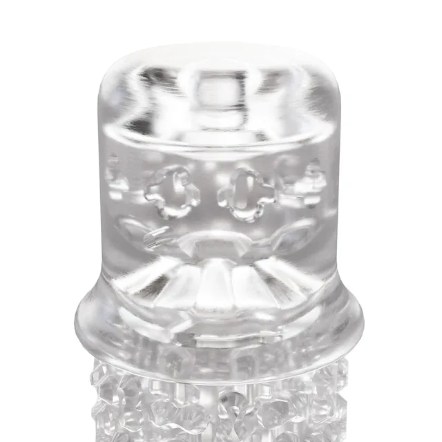 Close-up of sculpted Chrysm sleeve upper rim