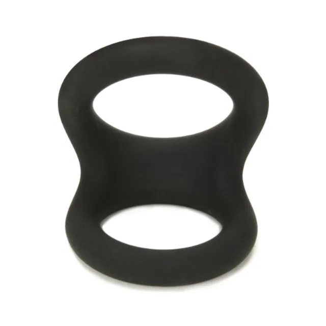 Front view of black Prowler RED three-loop Tri-O ring