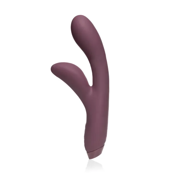 Upright purple Hera silicone dual-arm vibrator