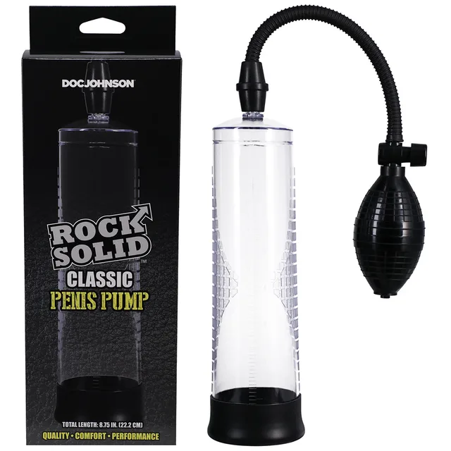 Rock Solid Classic clear pump with black box and bulb