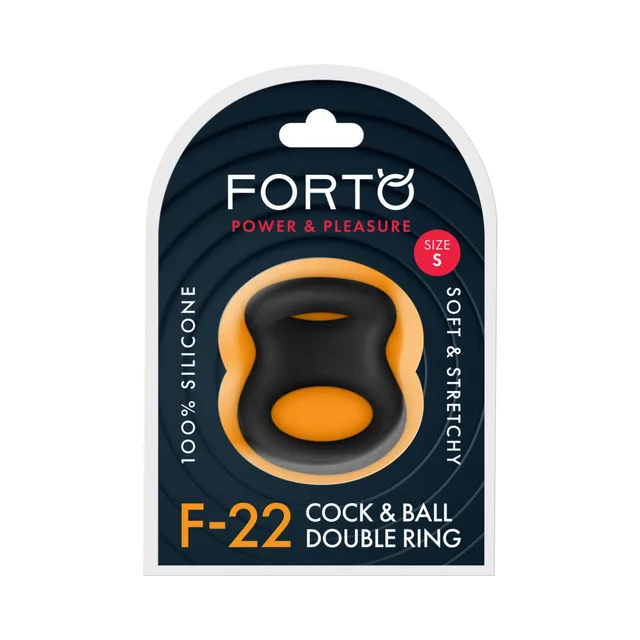 Forto F-22 small black D-ring package front