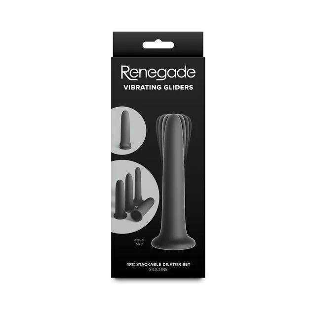 Renegade Vibrating Dilators Black