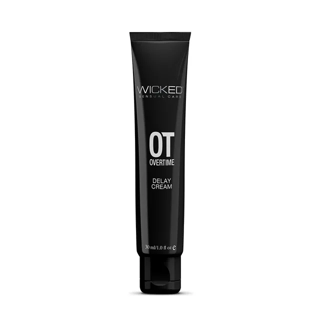 Wicked Overtime Cream 1 oz black squeeze tube front