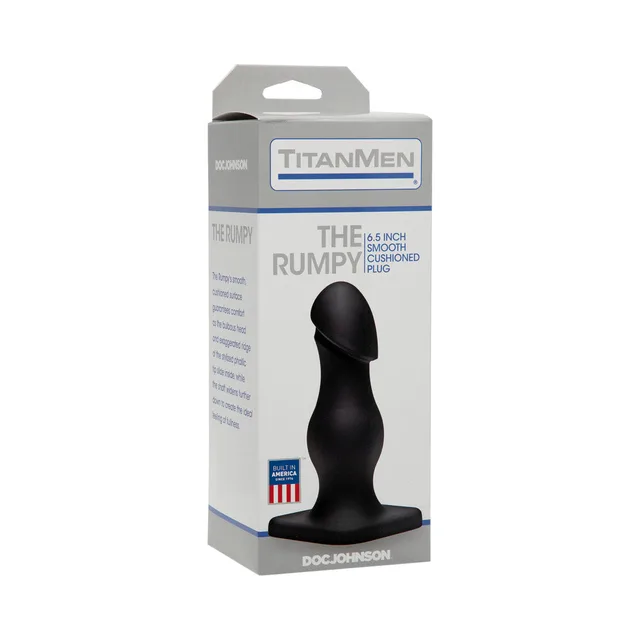 TitanMen The Rumpy black plug retail box front