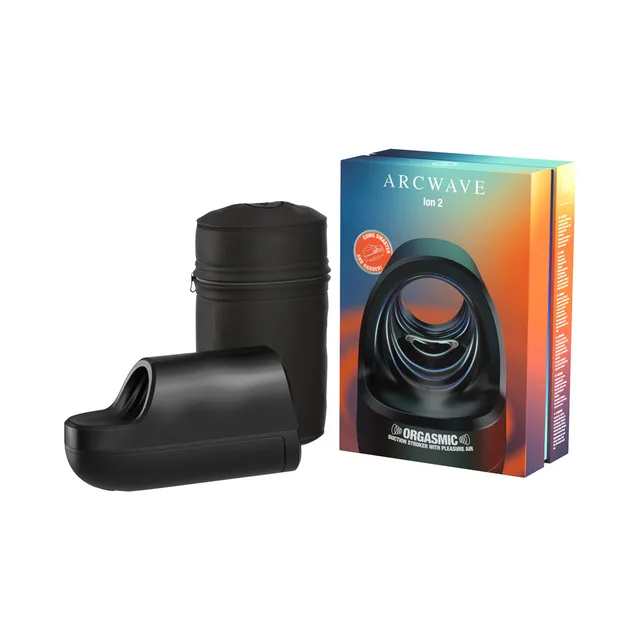 Black Arcwave Ion 2 device and attachment beside retail box