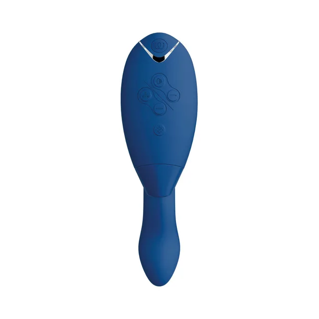 Top view of blue Duo 2 raised control panel