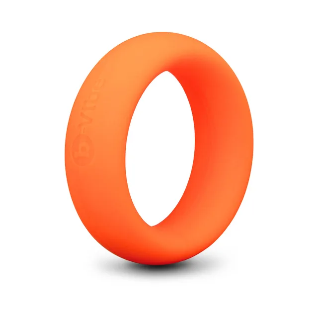 b-Vibe Snug Ring 40mm orange C-ring isolated product view