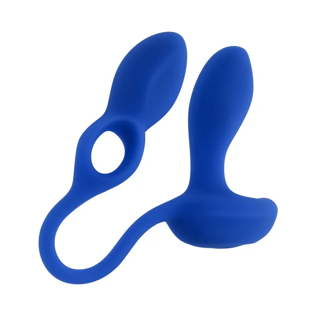 Blue Back For More plug and bullet connected by flexible loop