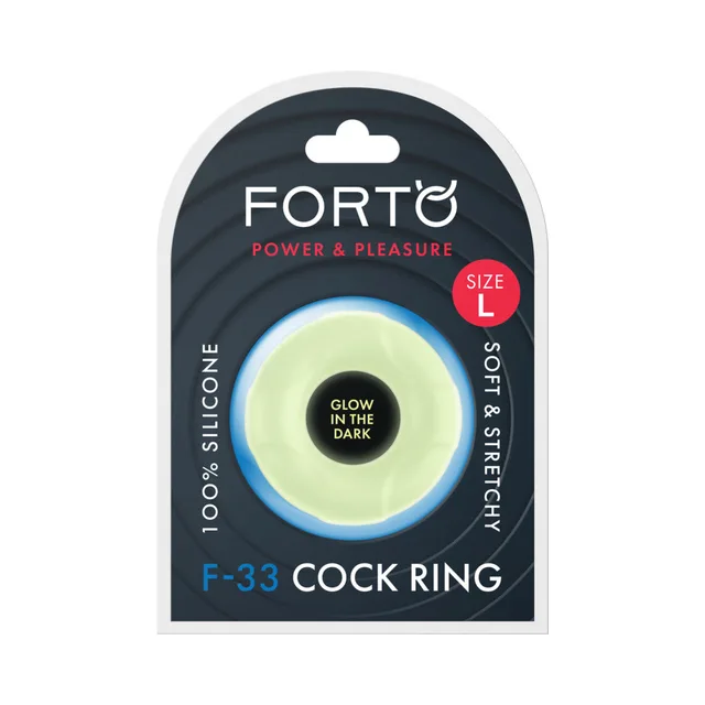 Forto F-33 large pale green ring in retail package