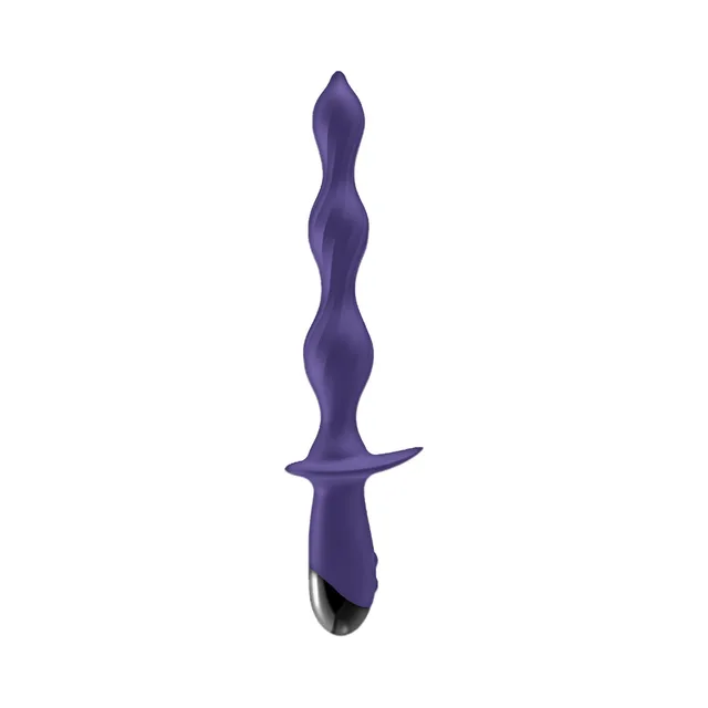Front view of purple Deep Dive four-wave contoured wand