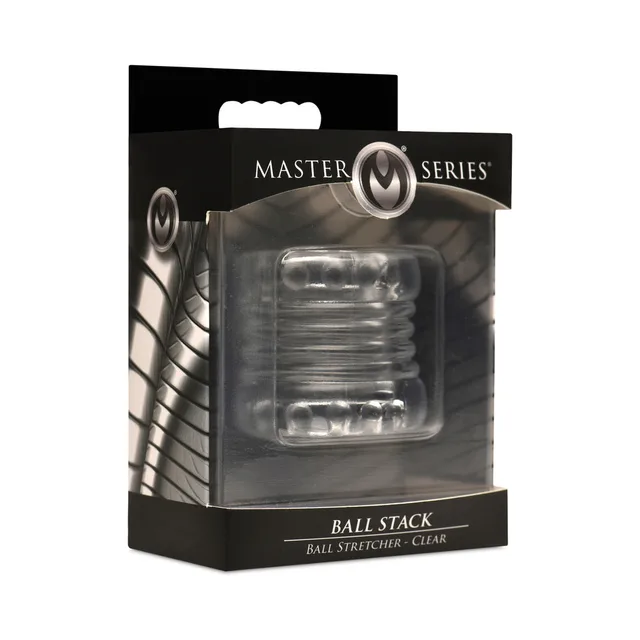 Master Series Ball Stack clear TPE ring in window-front retail box