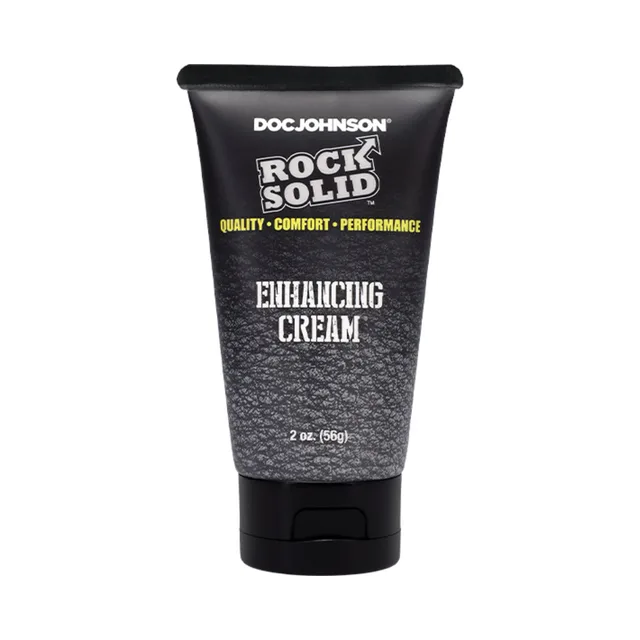 Rock Solid Enhancing Cream 2 oz black flip-top tube