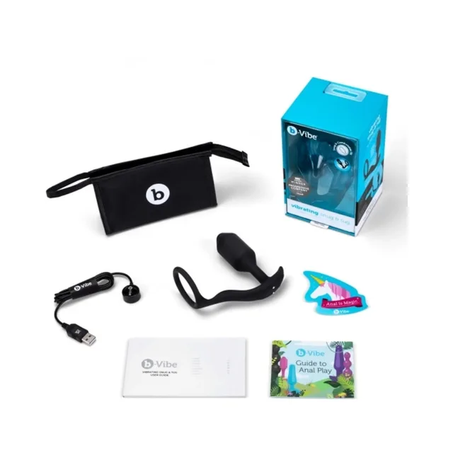 Medium black Snug and Tug with pouch cable box and accessories