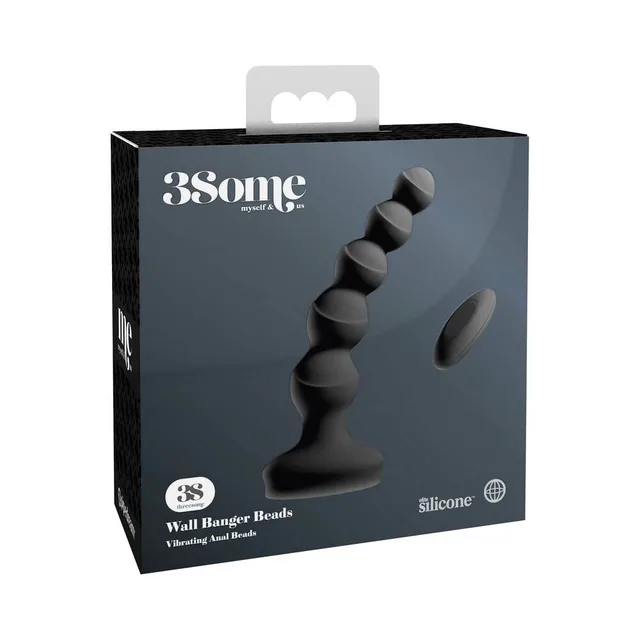 3Some Wall Banger black vibrating beads retail box