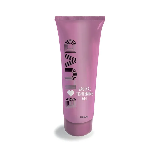 Pink 2 oz B-Luvd Vaginal Tightening Gel squeeze tube