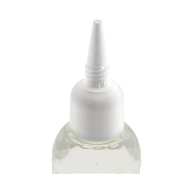 Doc Johnson Main Squeeze Cooling Tingling 3.4 oz close-up of white pointed nozzle