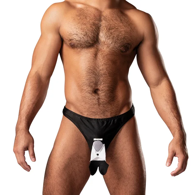 Male Power Novelty Dapper Dick Black O/S
