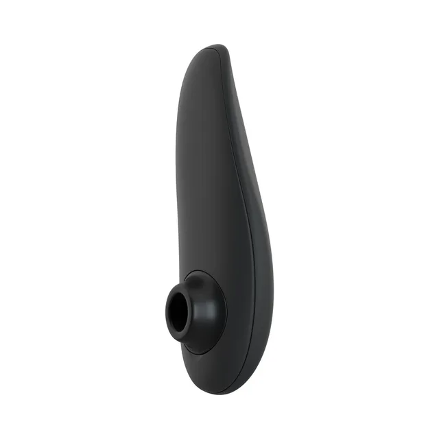 Angled front view of black Classic 2 with circular nozzle