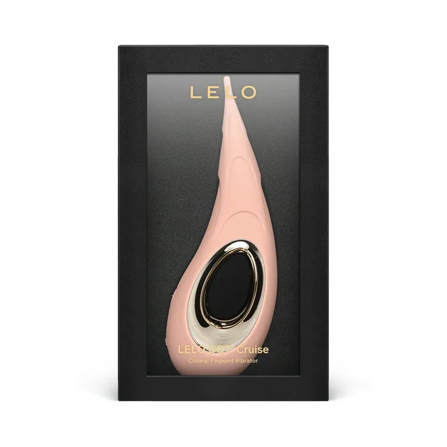 LELO DOT Cruise Peach Please in black window-front retail box