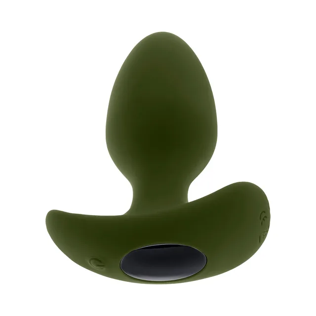 underside of green Selopa Colonel plug showing dark control panel