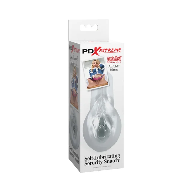 PDX Extreme Sorority Snatch clear compact stroker white retail box front