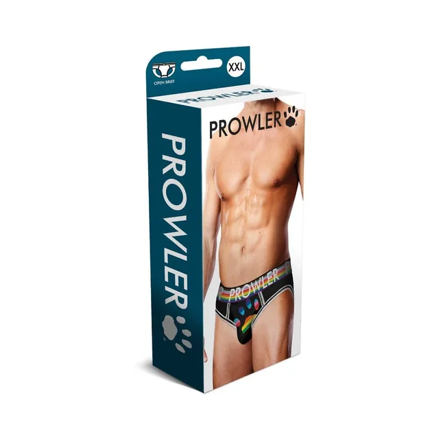 Prowler black oversized paw open brief XL-2XL retail box