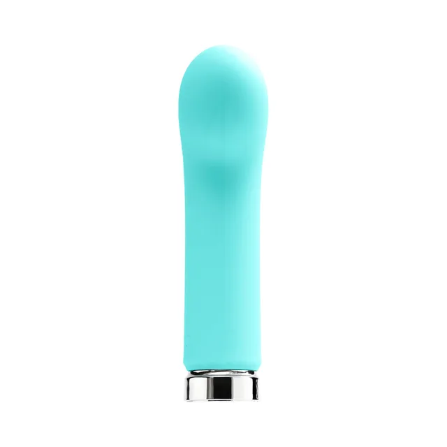 VeDO Geeplus Turquoise Curved Bullet upright front view with curved bulb tip