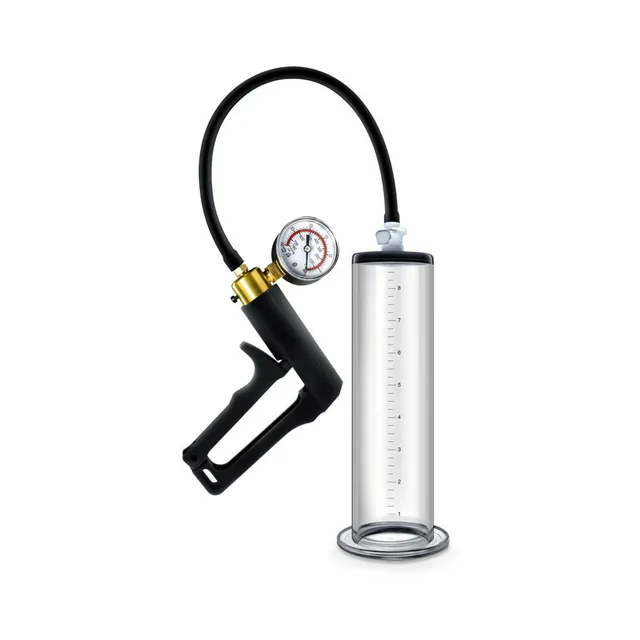 Performance VX7 clear cylinder with brass trigger handle and gauge