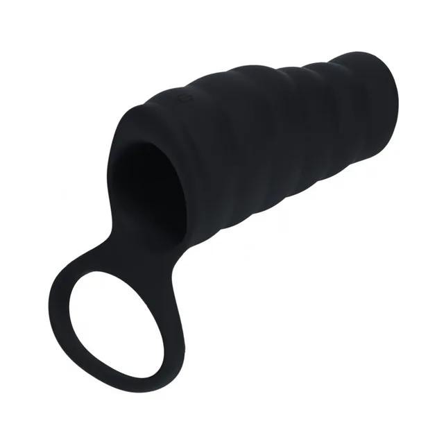 Black LEVELZ tapered sleeve with four ribs and oval base loop