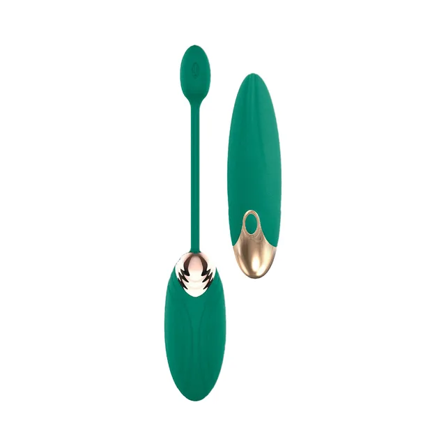 Two green Blaze massagers displayed side by side