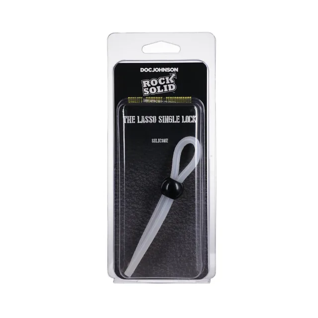 Rock Solid Lasso Single-Lock Clear Ring in blister package