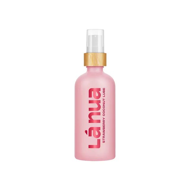 La Nua Strawberry Coconut 3.4 oz light-pink pump bottle