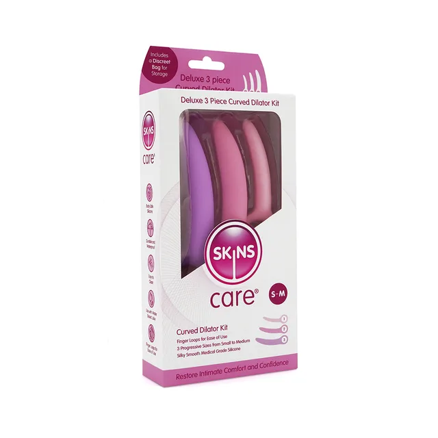Skins Care three-piece small-medium curved dilator set in box
