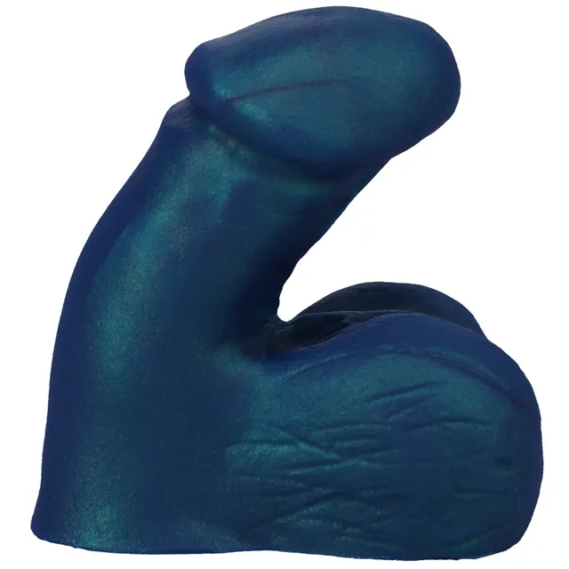 Tantus On The Go malachite silicone packer left side profile