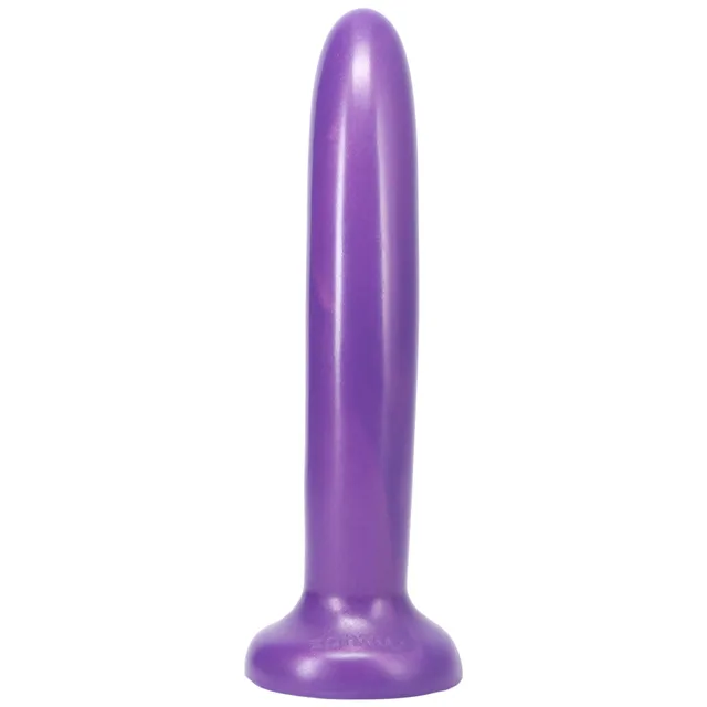 Front view of Amethyst Leisure dildo with narrow rounded tip